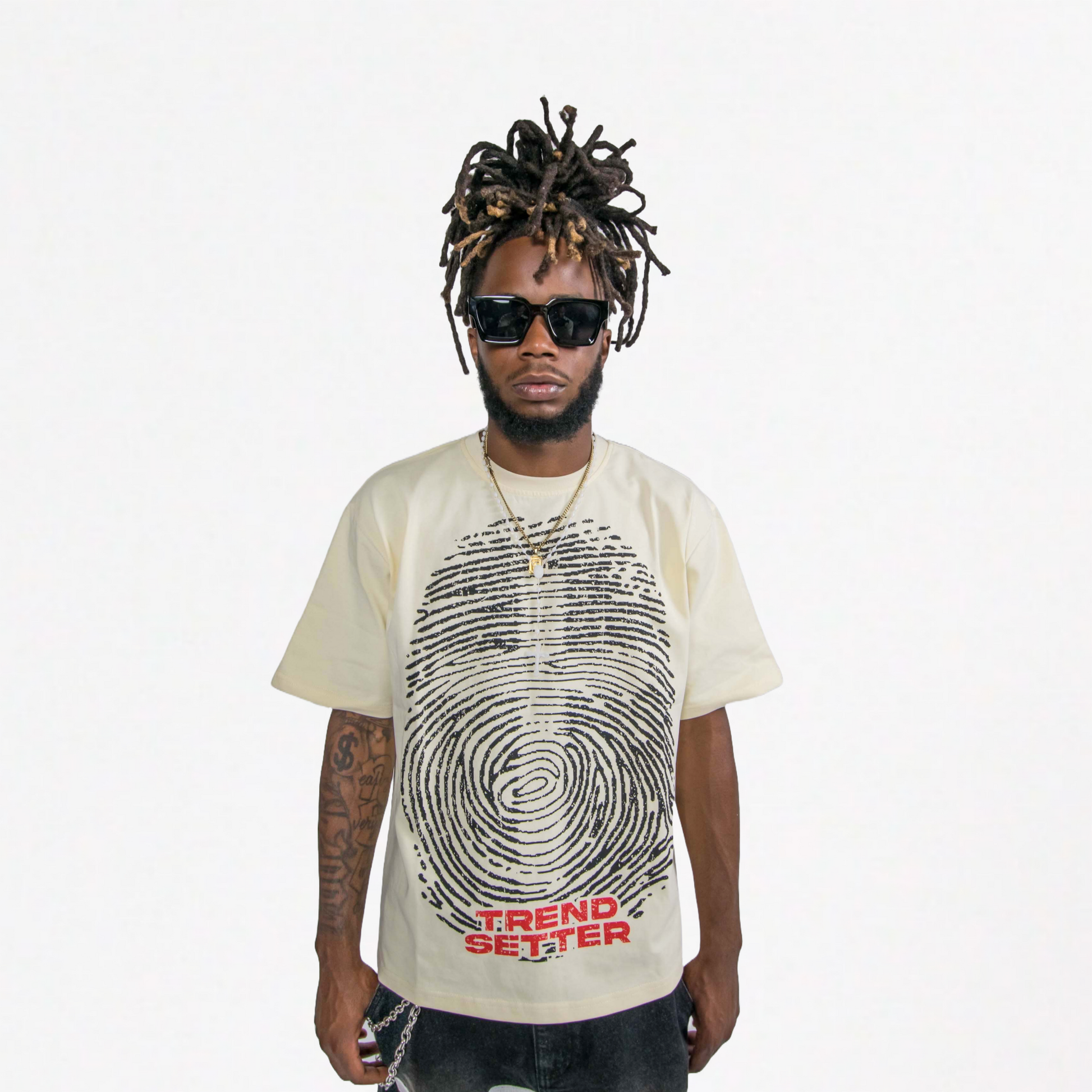 "FIND YOUR IDENTITY" FINGERPRINT T-SHIRT