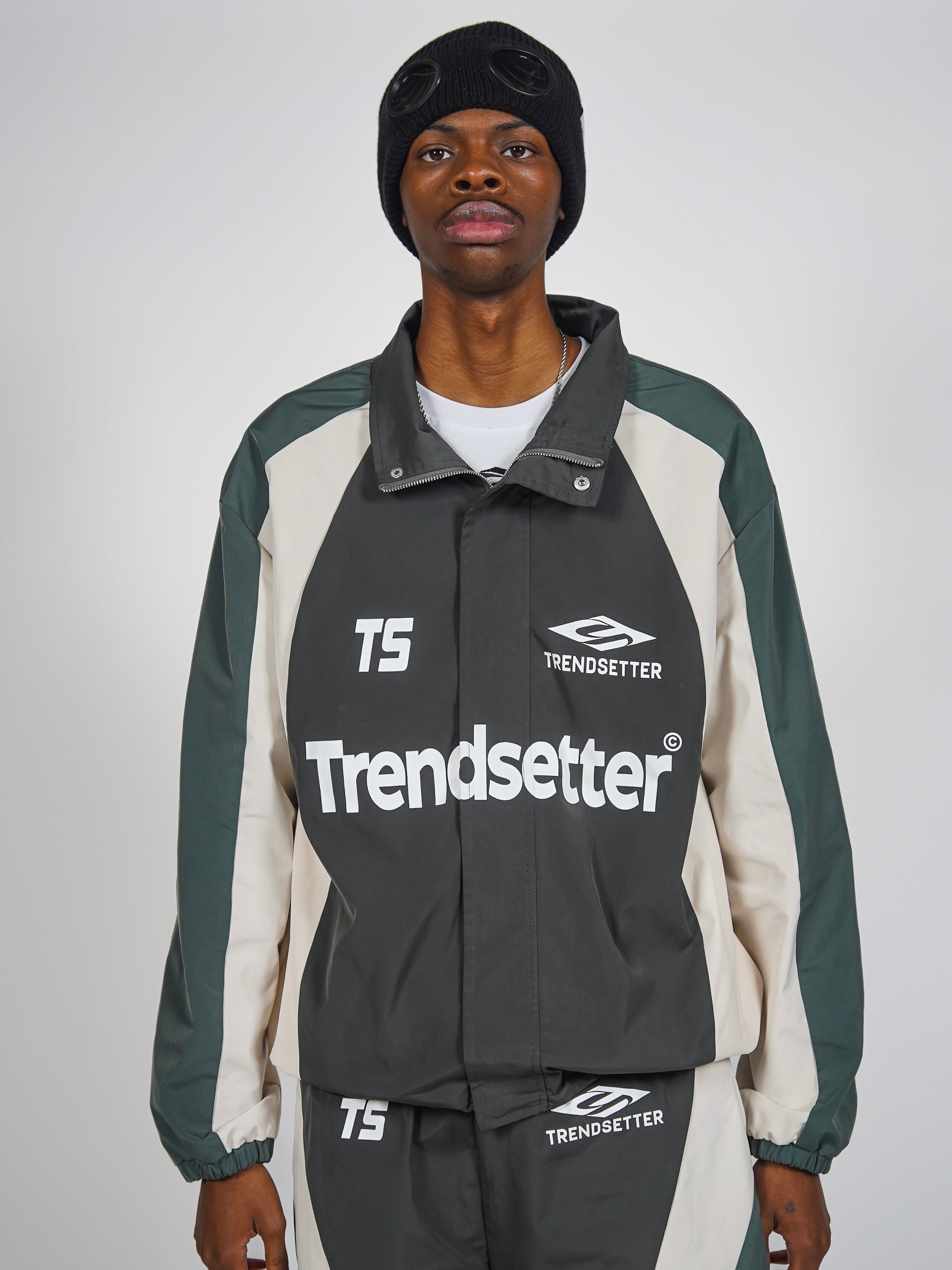 “Meet us at the finish line” Tracksuit (Slate Grey)