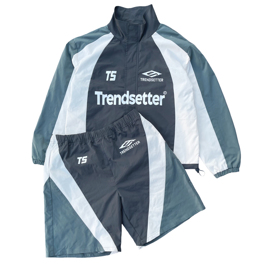 “Meet us at the finish line” Tracksuit (Slate Grey)