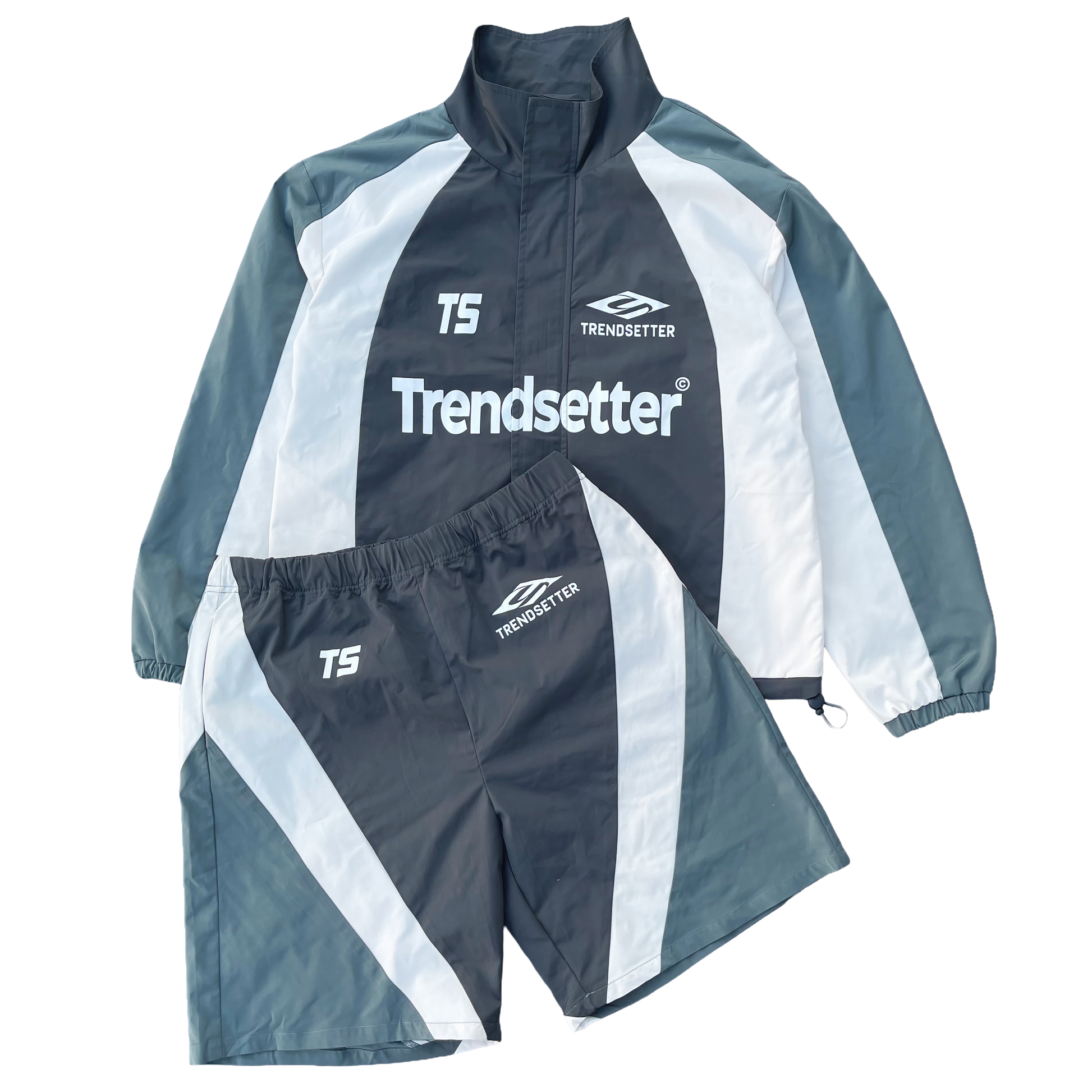 “Meet us at the finish line” Tracksuit (Slate Grey)