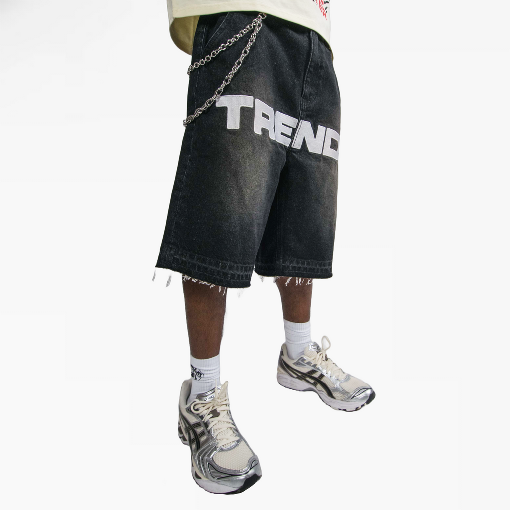 "TRENDS" EVERYDAY JORTS BLACK