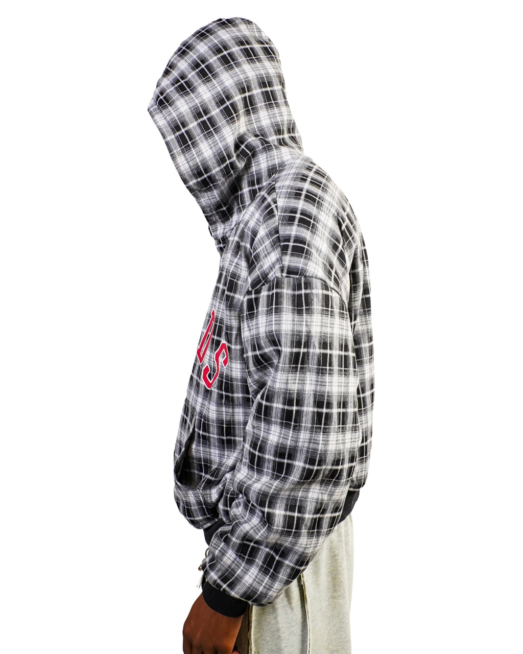 Trends Plaid Reversible Zip-up hoodie