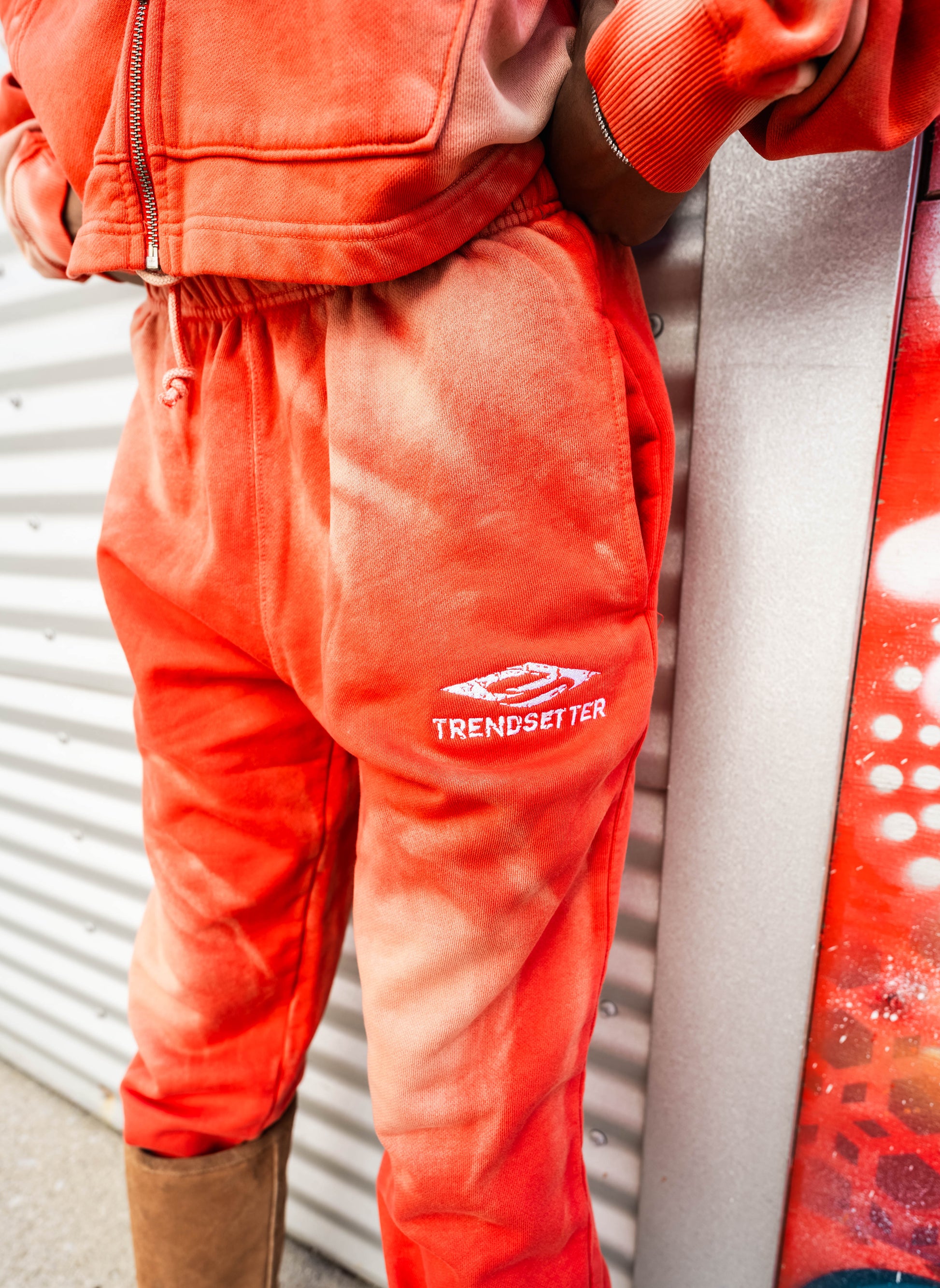 “Ashes to Fire” Jogging Unit (Burnt Orange)