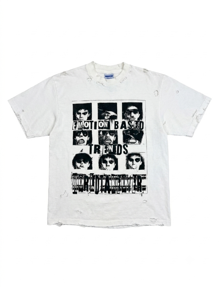 World of emotion trends tee (White)