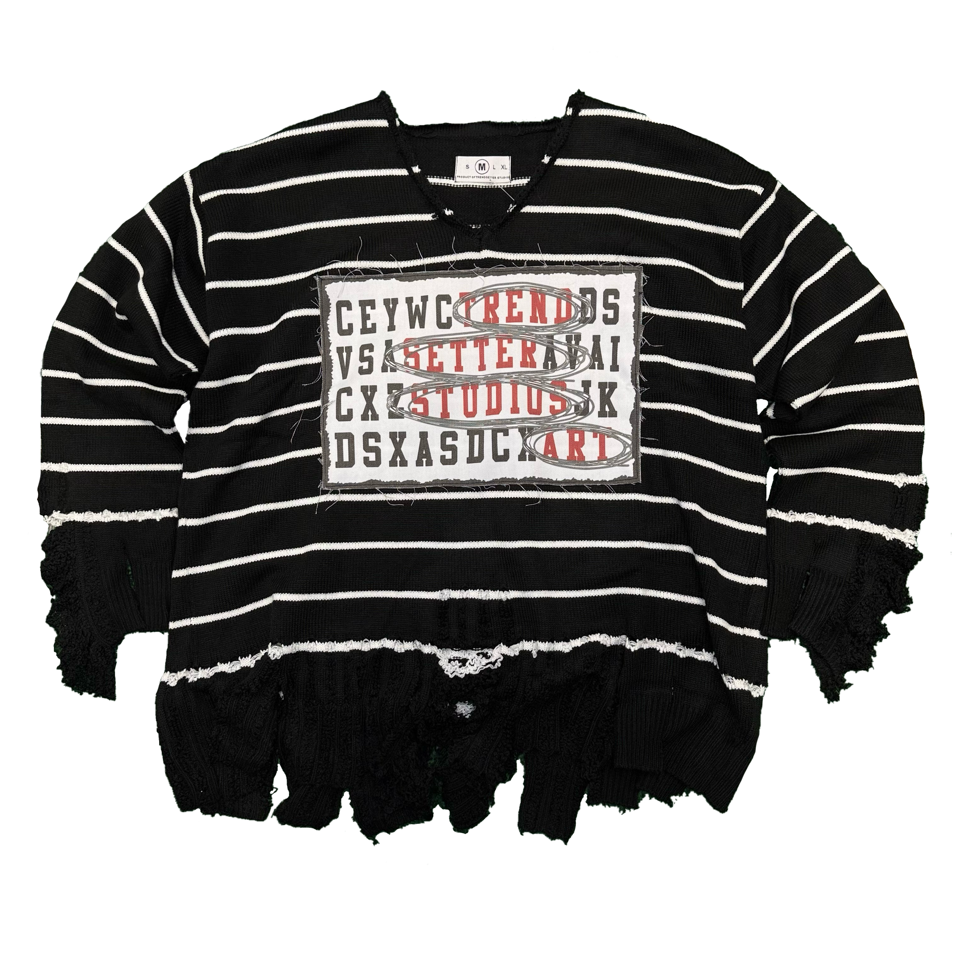 Deconstructed Art Sweater